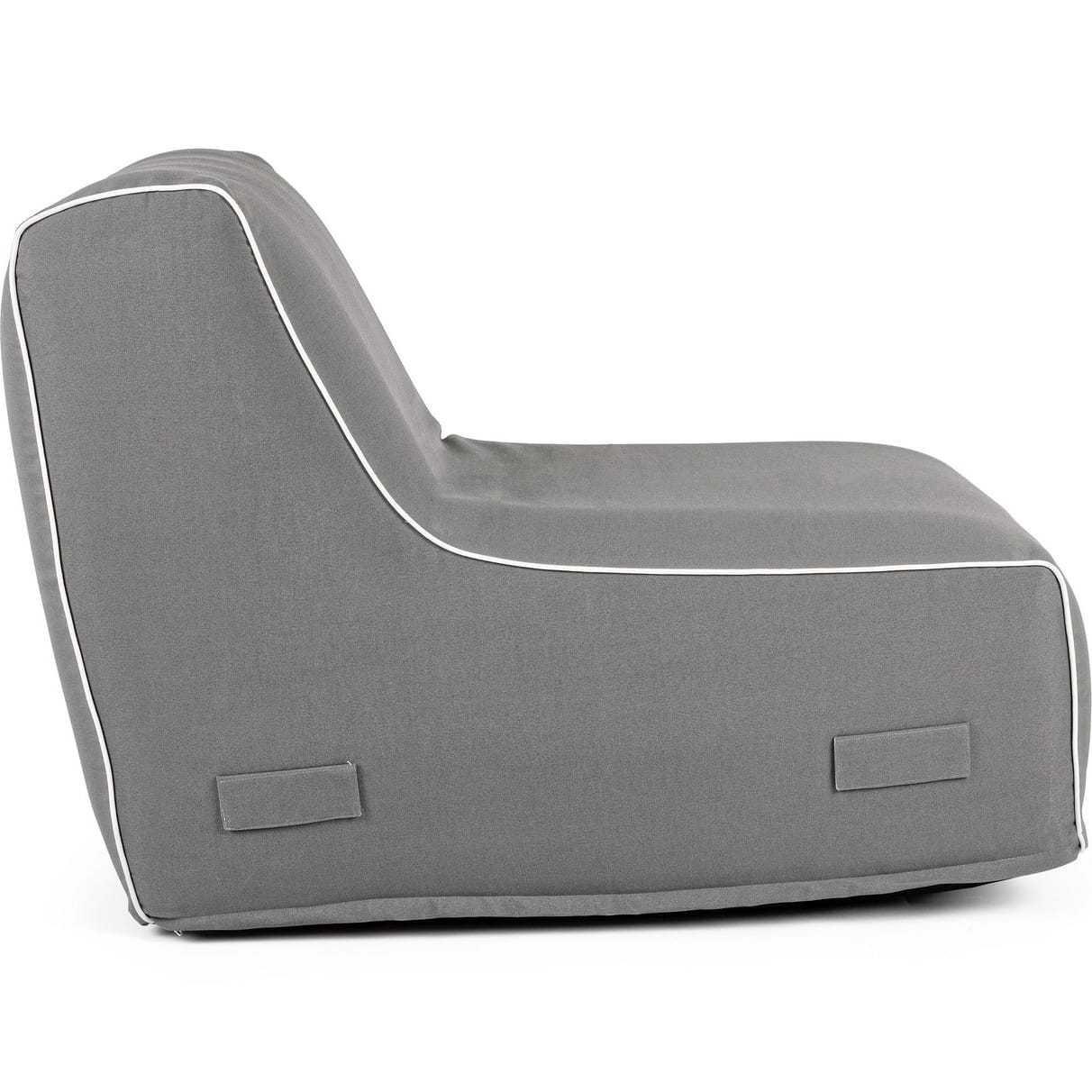 mutoni Chaise longue da giardino Rihanna grigia  