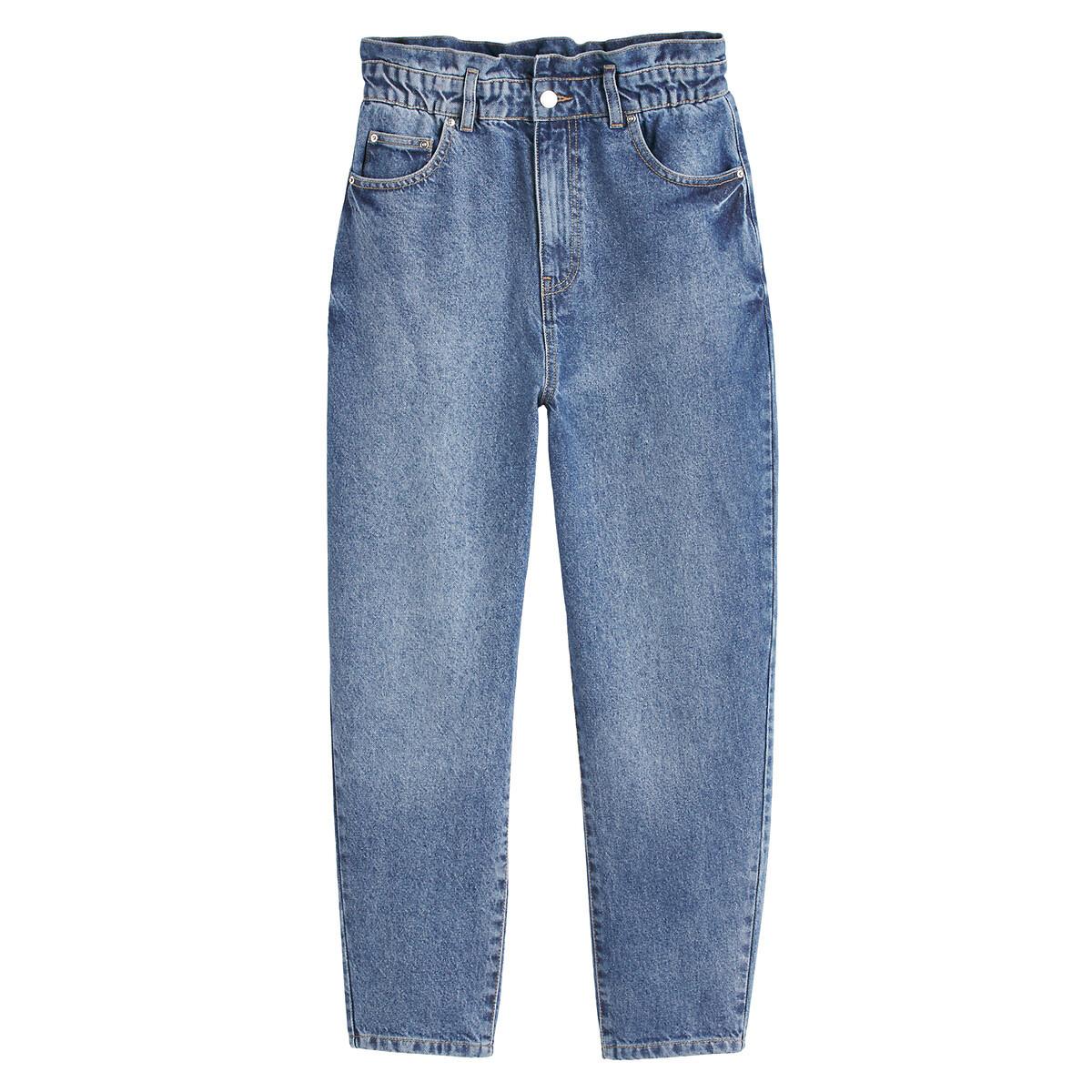 La Redoute Collections  Ballon-Jeans mit hohem Paperbag-Bund 