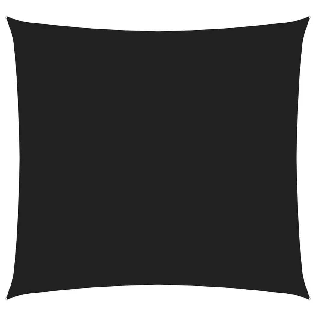 Parasole A Vela In Tela Oxford Quadrata 3x3 M Nera - Vidaxl
