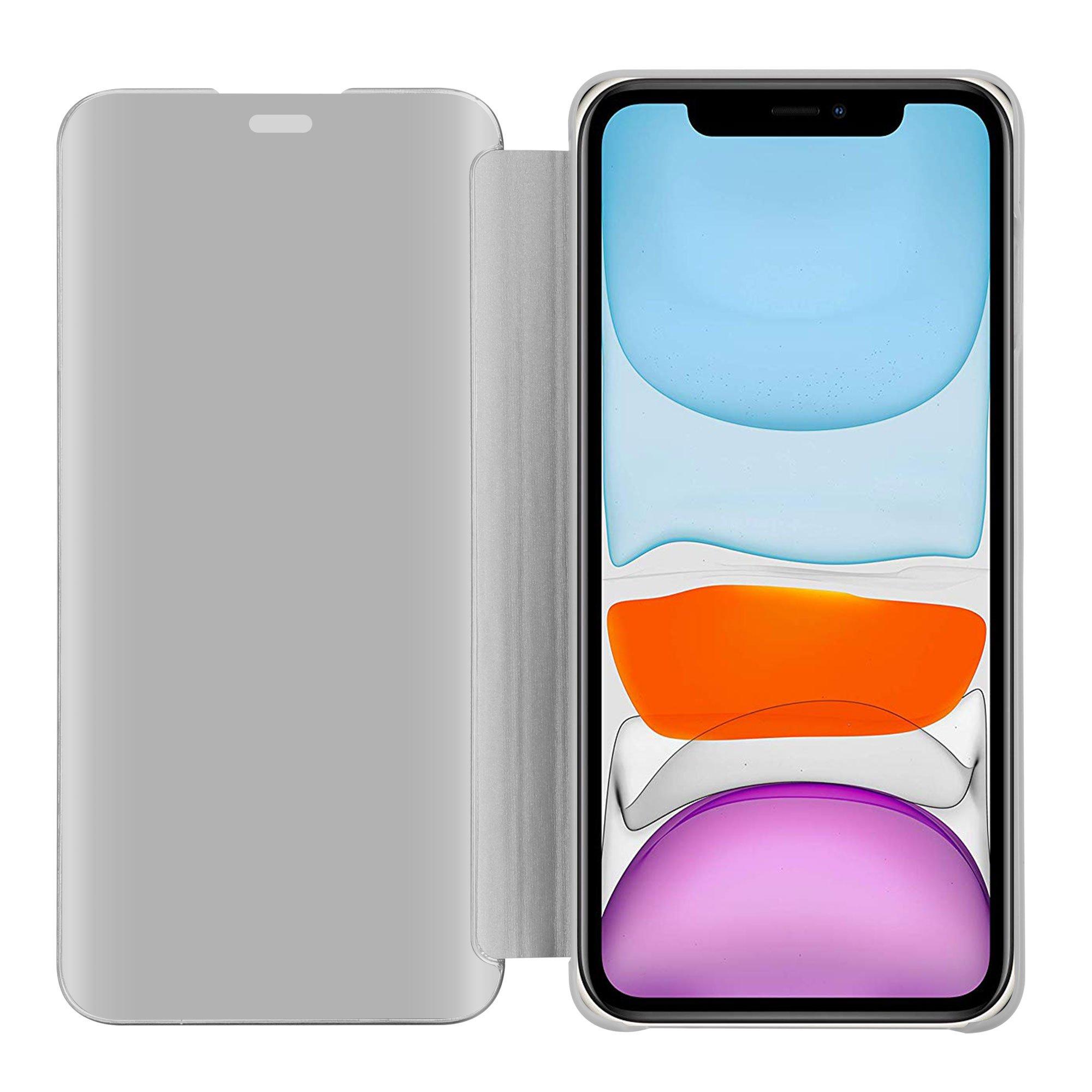 Cadorabo  Hülle für Apple iPhone 11 Spiegel Standfunktion 360 Grad Schutz 