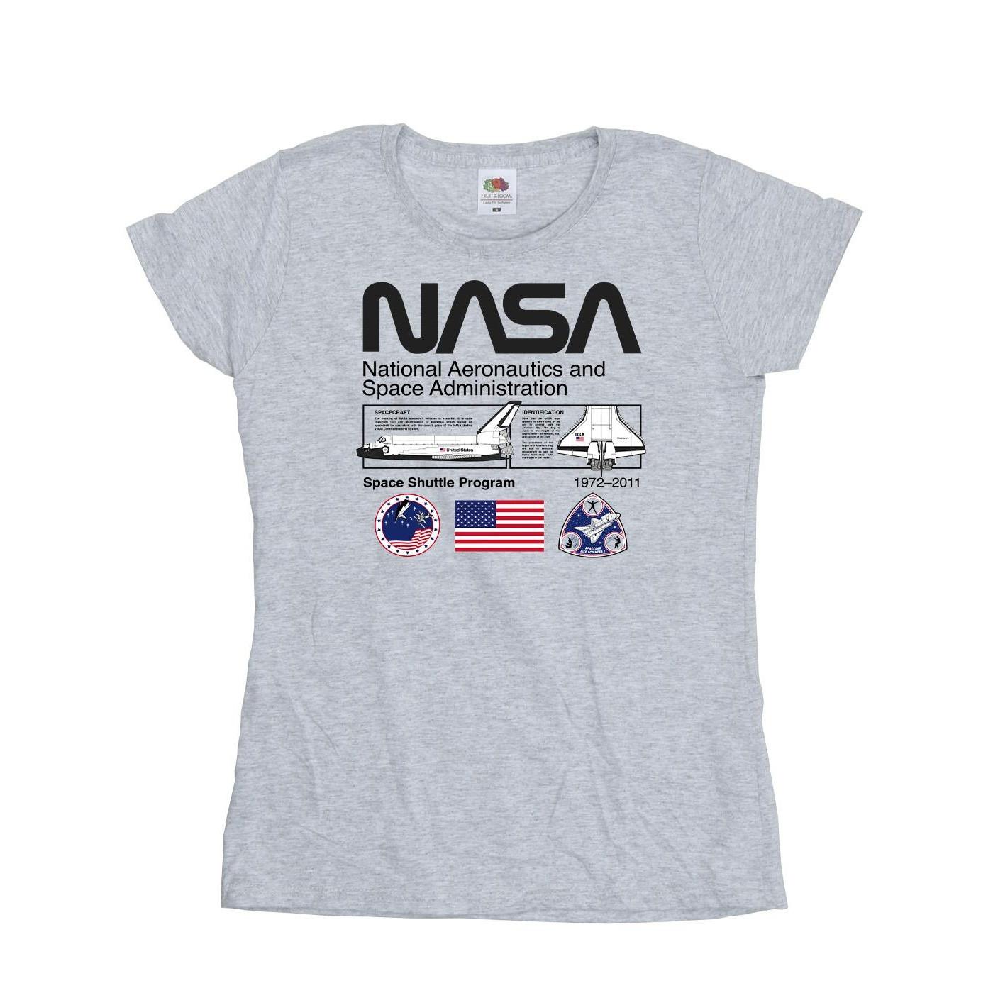 Image of Space Admin Tshirt Damen Grau XL