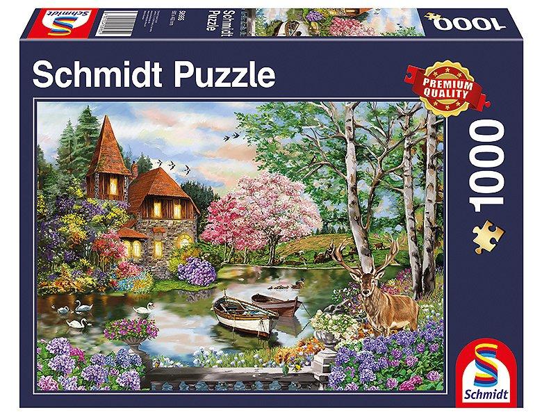 Schmidt  Puzzle Haus am See (1000Teile) 