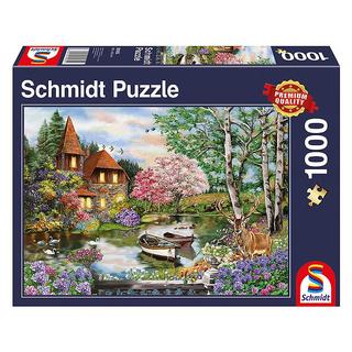 Schmidt  Puzzle Haus am See (1000Teile) 