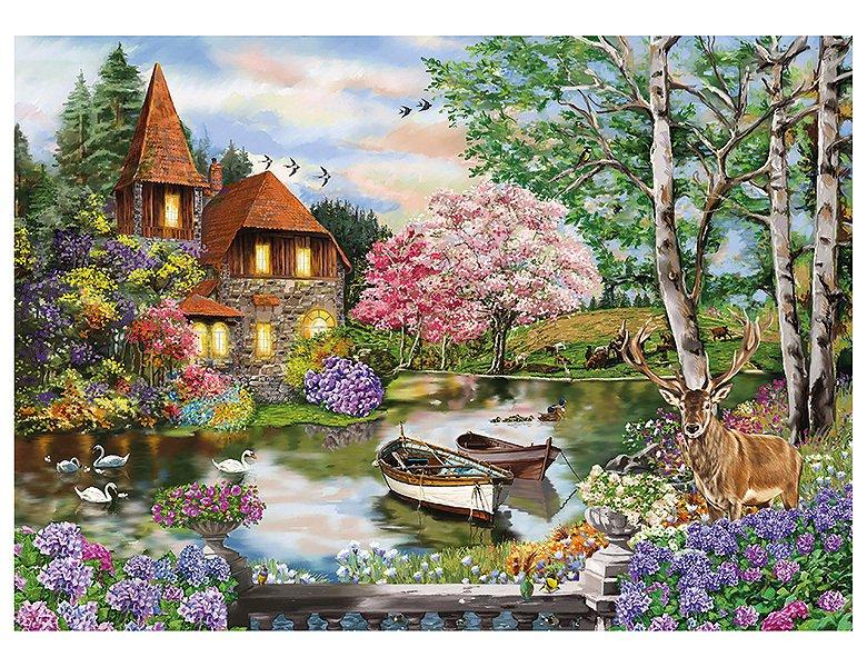 Schmidt  Puzzle Haus am See (1000Teile) 