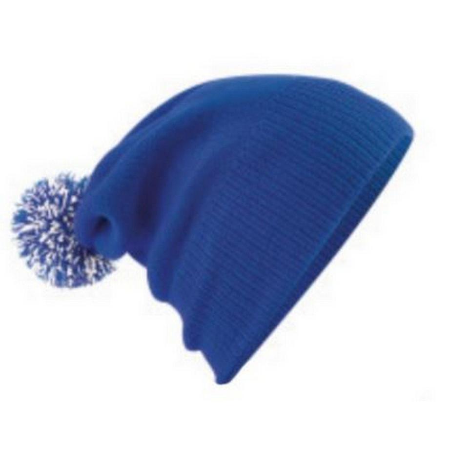 Beechfield Bonnet Pompon Bicolore  