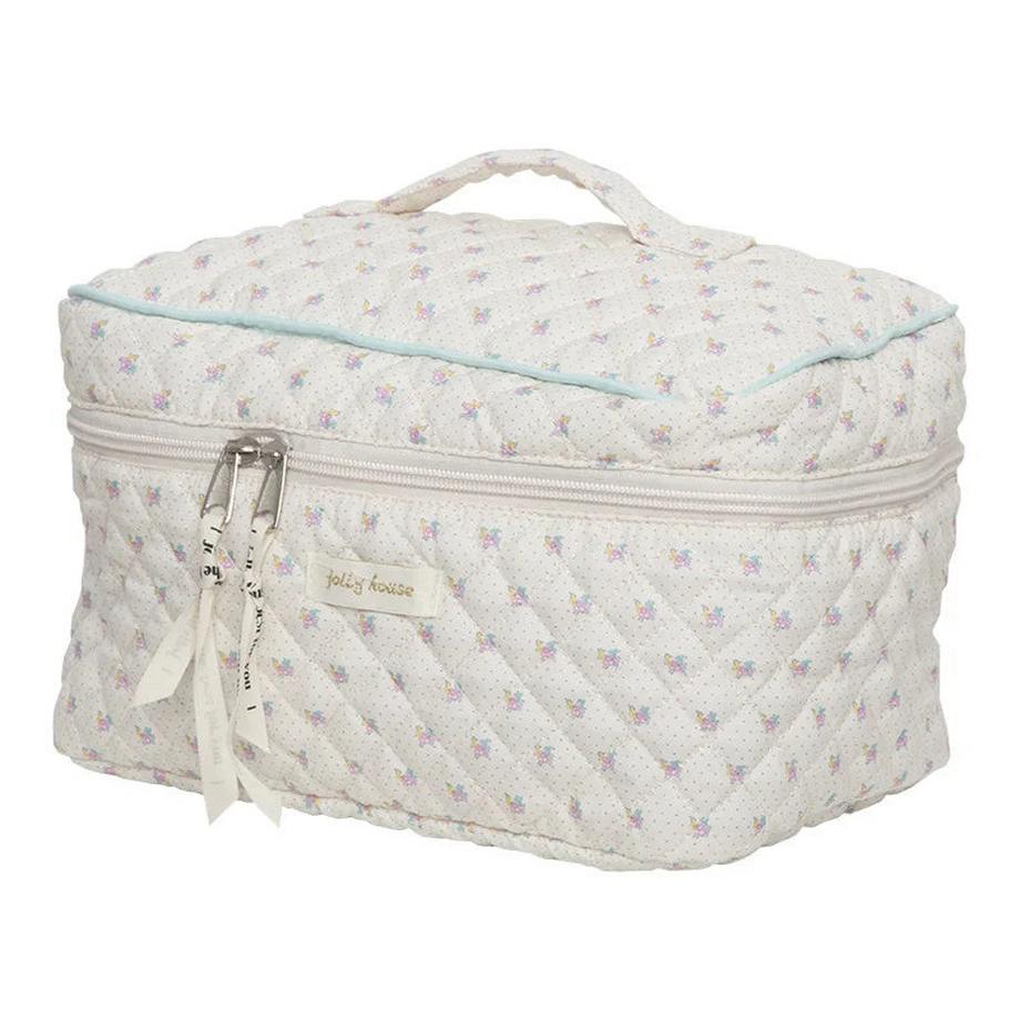 Only-bags.store  Cute Quilting Make-up Tasche Reißverschluss Kosmetik Veranstalter Tuch Handtasche Box Form Portable Toilettenpapier Fall 
