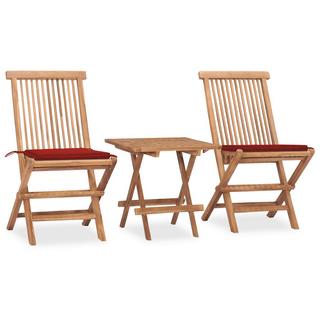 VidaXL set arredo pieghevole giardino Teak riciclato  