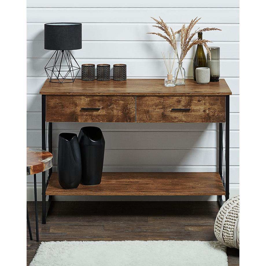 Beliani Console en MDF Industriel AYDEN  