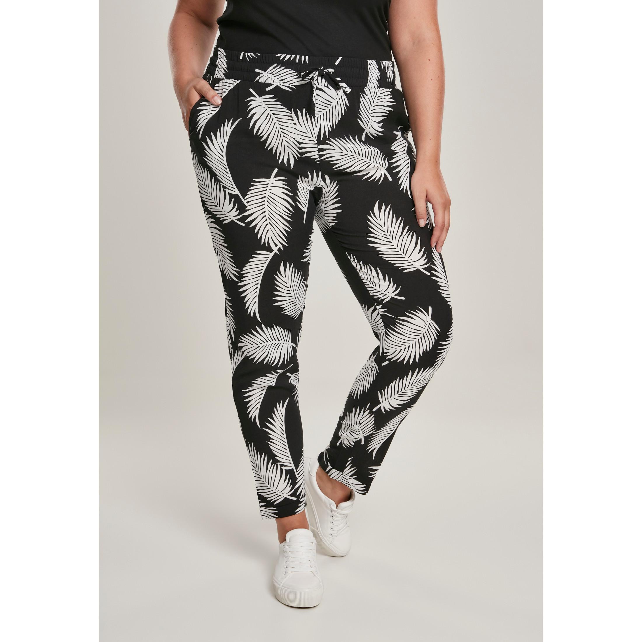 Image of Hose Frau Urban Classic Elastisch Warten Unisex Schwarz/Weiss XS