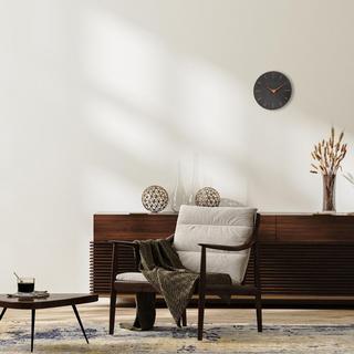 TFA Dostmann Quarz- Wanduhr aus Schiefer  