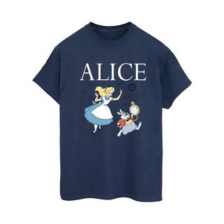 Disney  Tshirt ALICE IN WONDERLAND FOLLOW THE RABBIT 