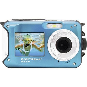 Reef Blue Digitalkamera 24 Megapixel Blau Full HD Video, Wasserdicht bis 3 m, Unterwasserka