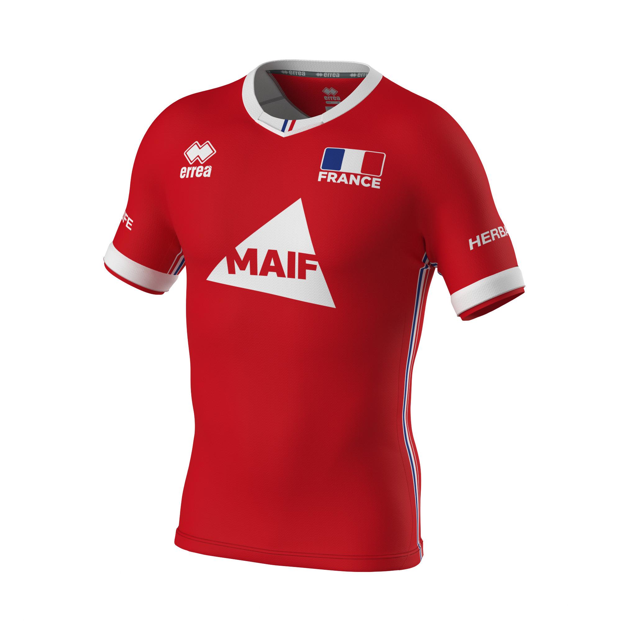 errea  maillot libero officiel de l'equipe de france 2023/24 