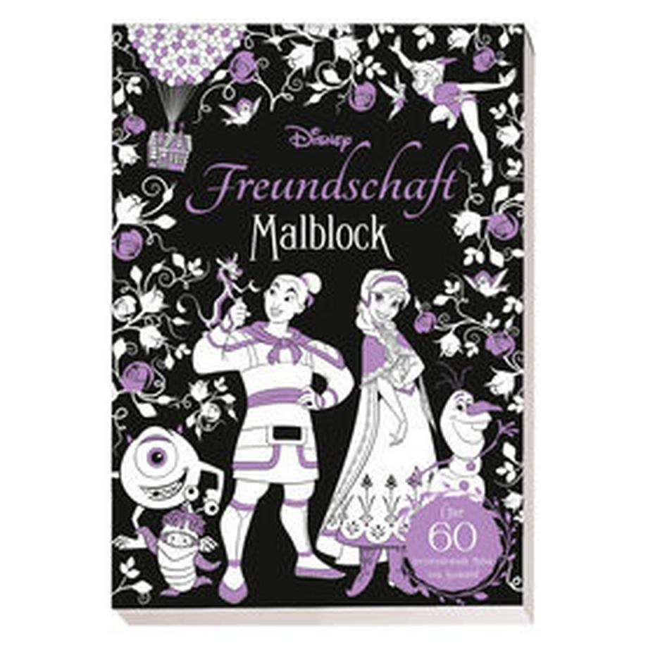 Panini  Disney Freundschaft: Malblock: über 60 herzerwärmende Motive zum Ausmalen! 