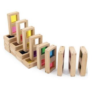 Montessori  Domino Transparent - Translucent Montessori® Natur 