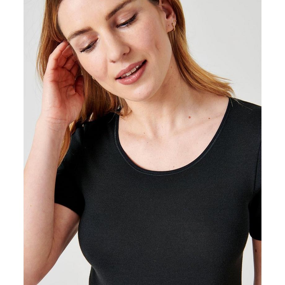 Damart T-shirt Thermolactyl a Costine Fini Calore Medio 3  