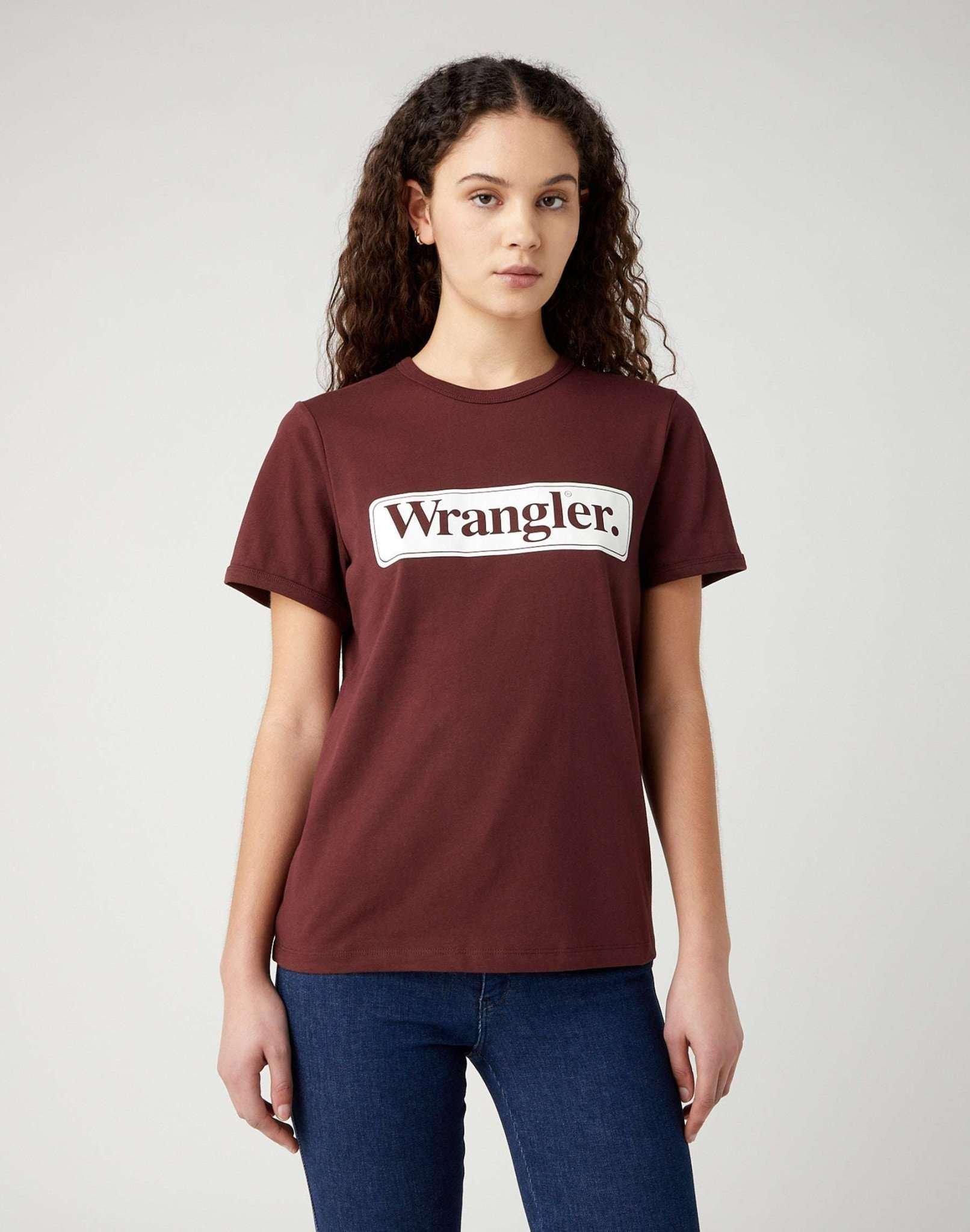 Image of T-shirts Regular Tee Damen Braun L