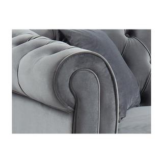 Vente-unique Chesterfield Ecksofa Samt TOLEDO  