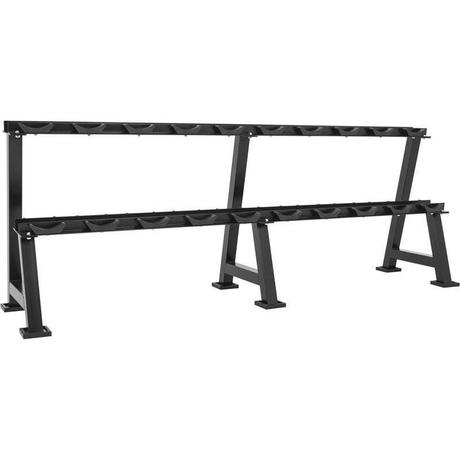 Gorilla Sports  RACK DE RANGEMENT EXTRA LARGE POUR HALTERES MONOBLOC | MUSCULATION 