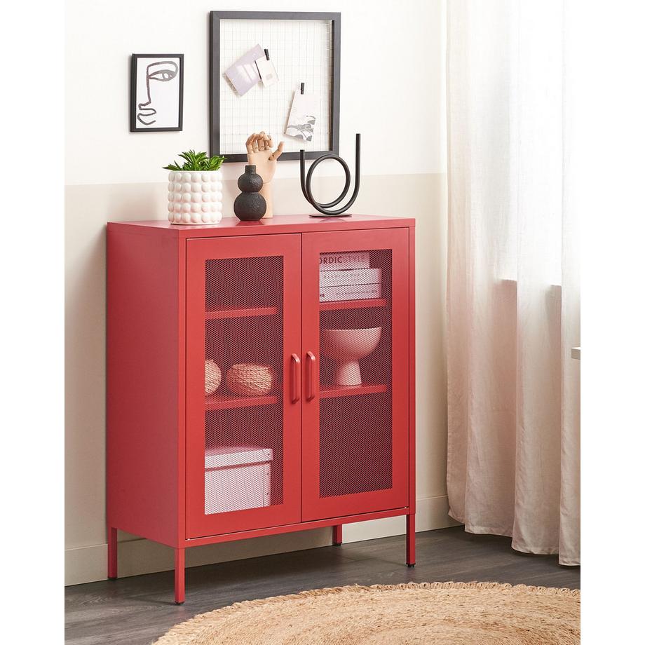 Beliani Armoire en Acier  WAKATIPU  