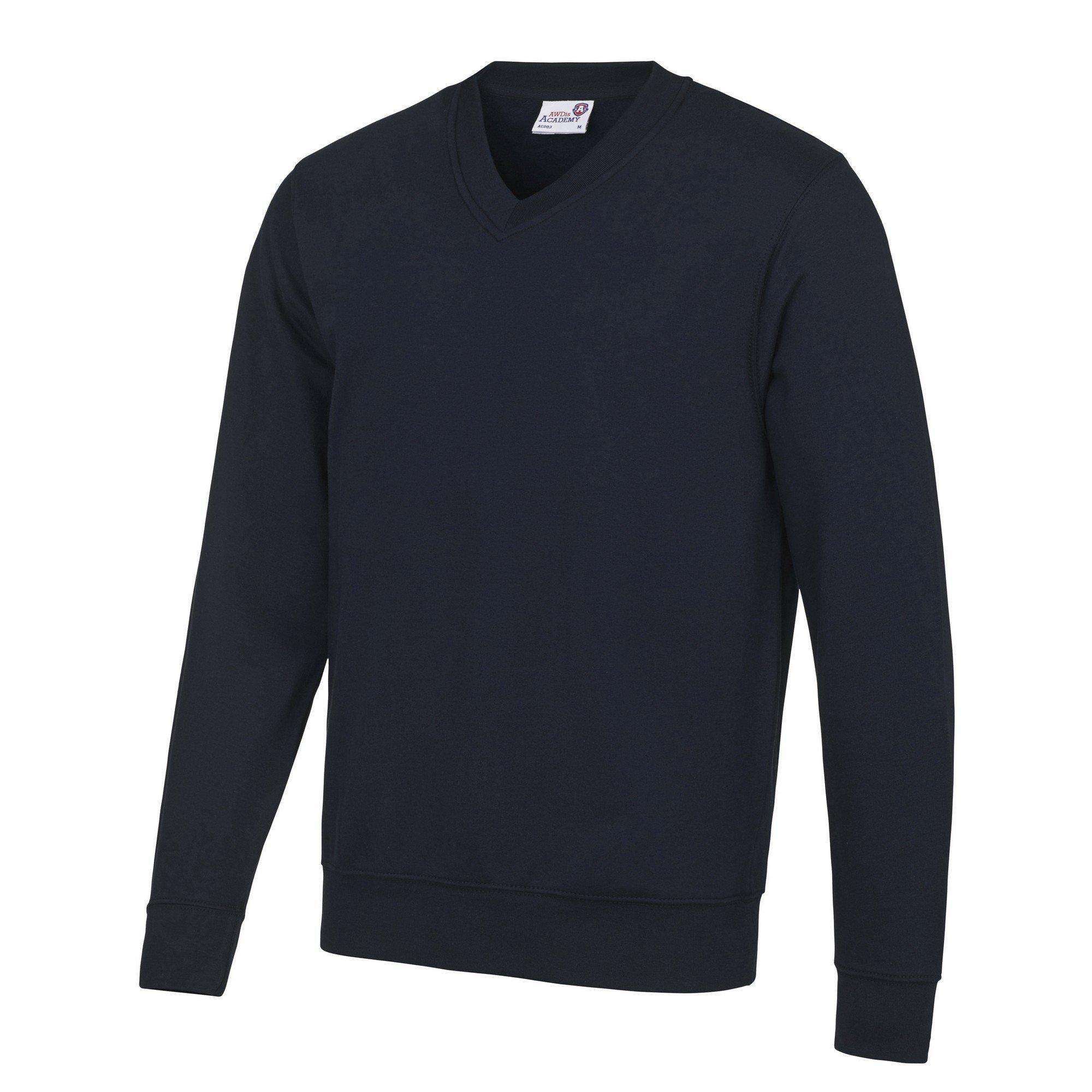 Image of Academy Sweatshirt, Vausschnitt Mädchen Marine L