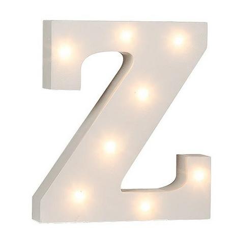 Ootb Beleuchteter LED Holzbuchstaben "Z"  