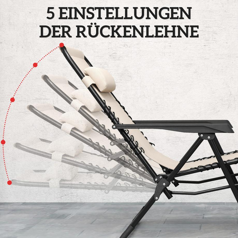 Outsunny Gartenliege Set  
