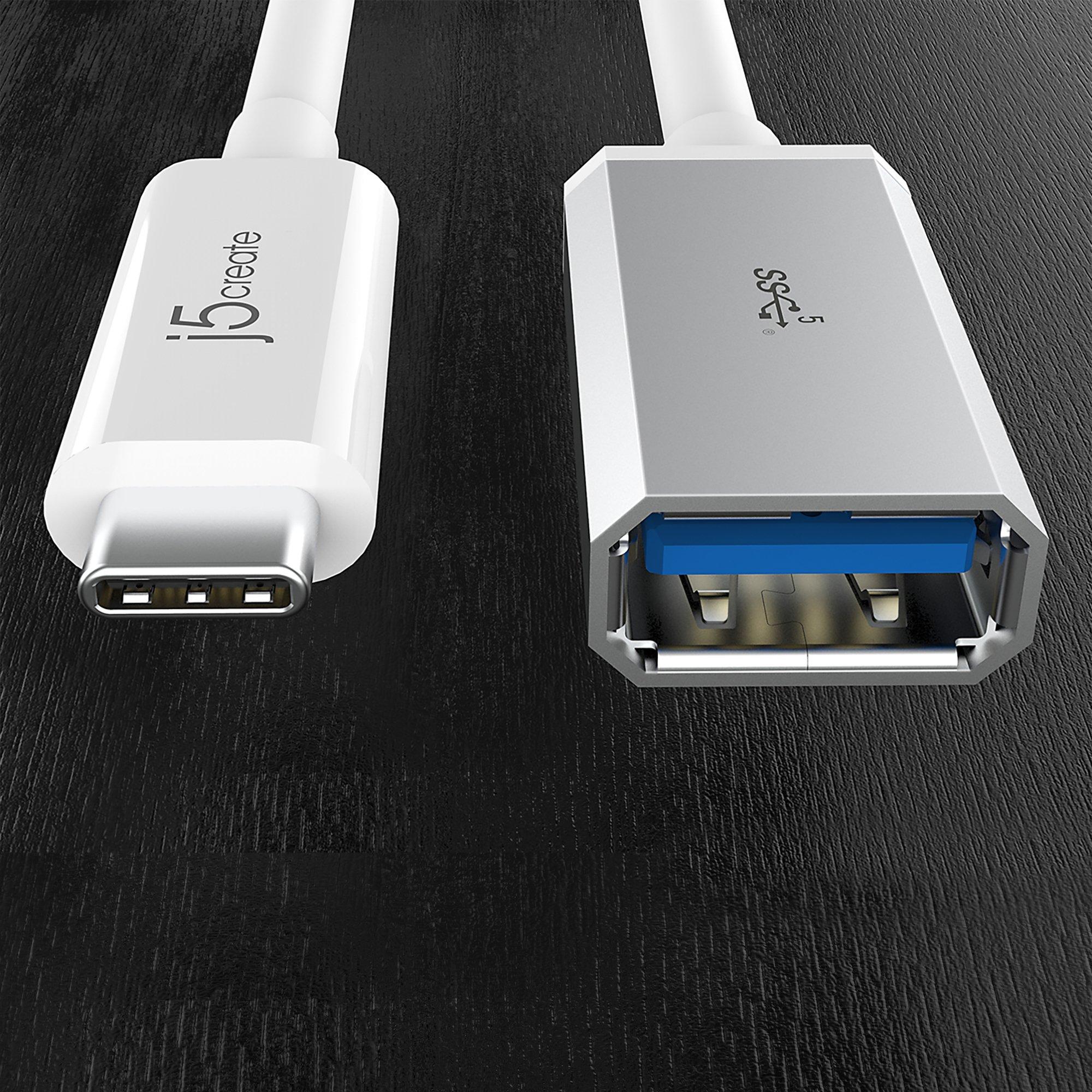 j5Create  JUCX05-N Adattatore da USB-C® 3.1 a USB™ tipo A 