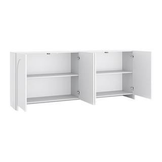 Vente-unique  Credenza con 4 ante in MDF Bianco - DELANYA 