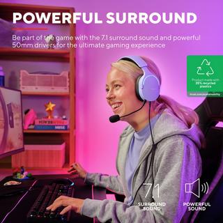 Trust Computer  GXT490P FAYZO 7.1 USB HEADSET PURPLE 