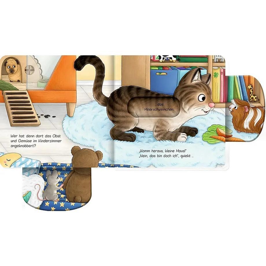 Komm heraus, kleine Maus!: Bist du zu Haus? Warnecke, Ruby (Illustrationen) Couverture rigide 