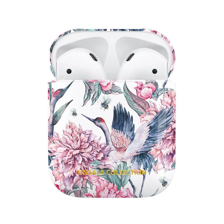 Onsala  ONSALA COLLECTION Airpods-Hülle der 1. und 2. Generation, rosa Kranich 