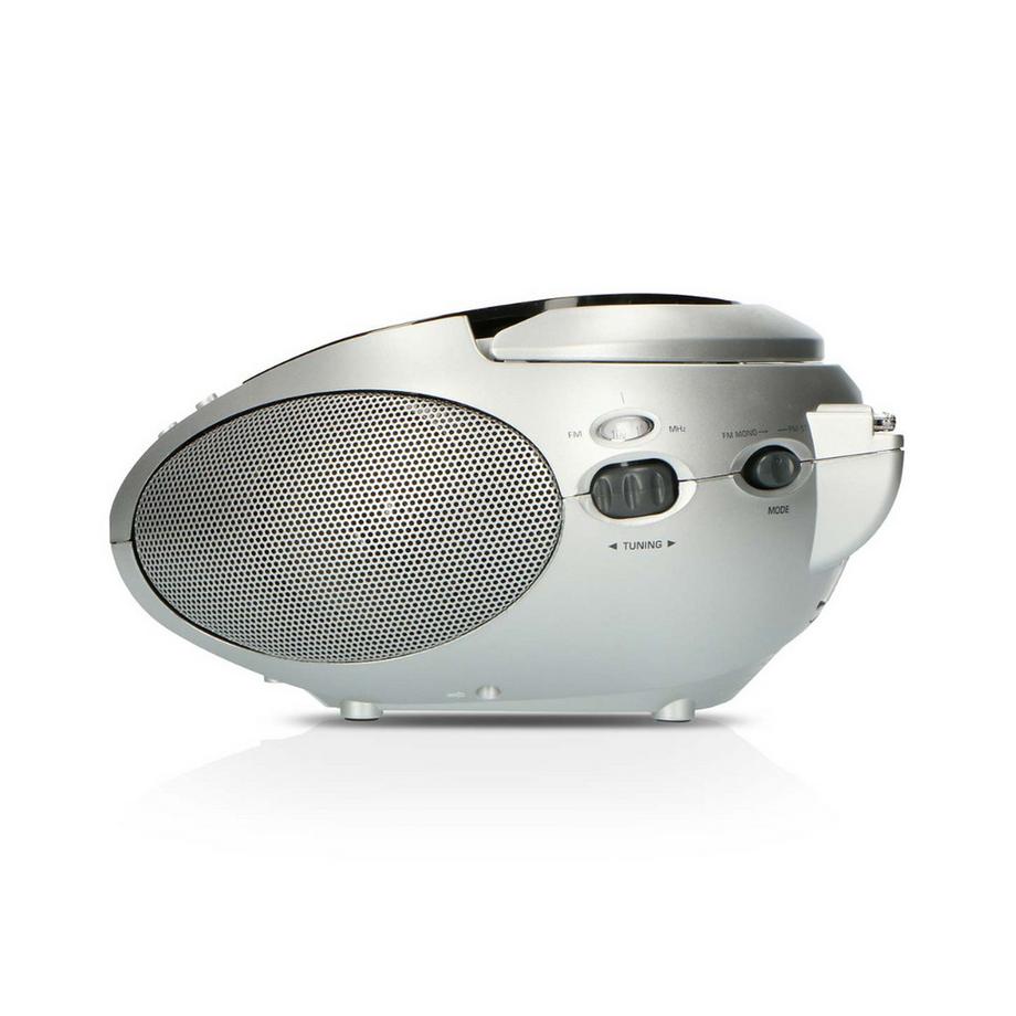 Lenco  Tragbares FM-Radio mit CD-Player 