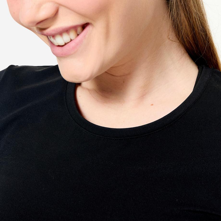 DOMYOS  T-Shirt Yoga Pilates dehnbar weich 