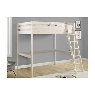 Vente-unique Lit mezzanine GEDEON II Pin massif hi + matelas  