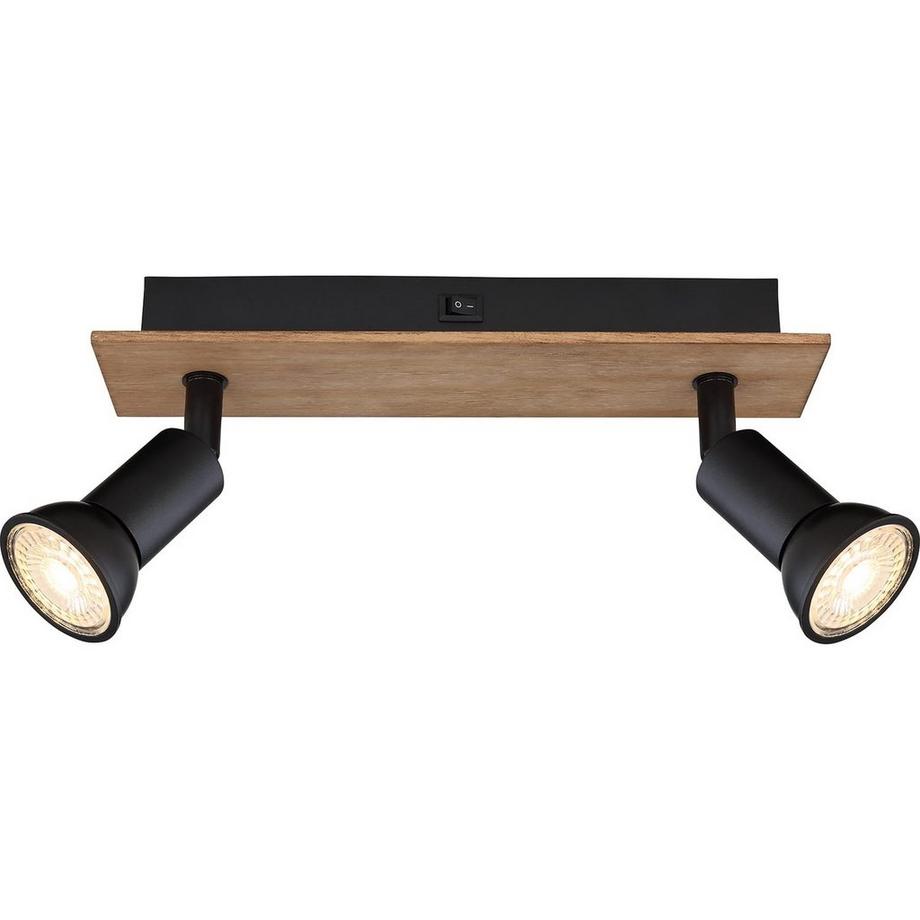 mutoni Spot Drew bois brun foncé 2xGU10  