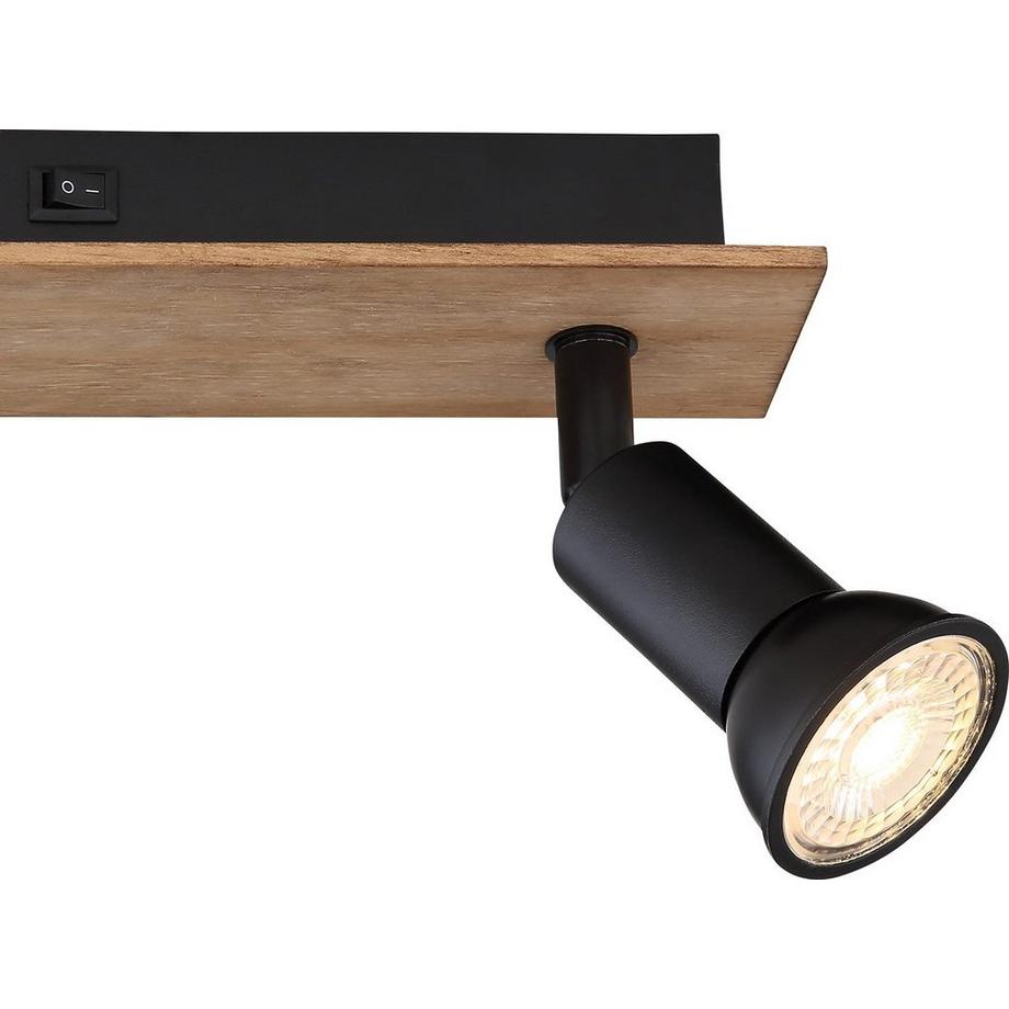 mutoni Spot Drew bois brun foncé 2xGU10  