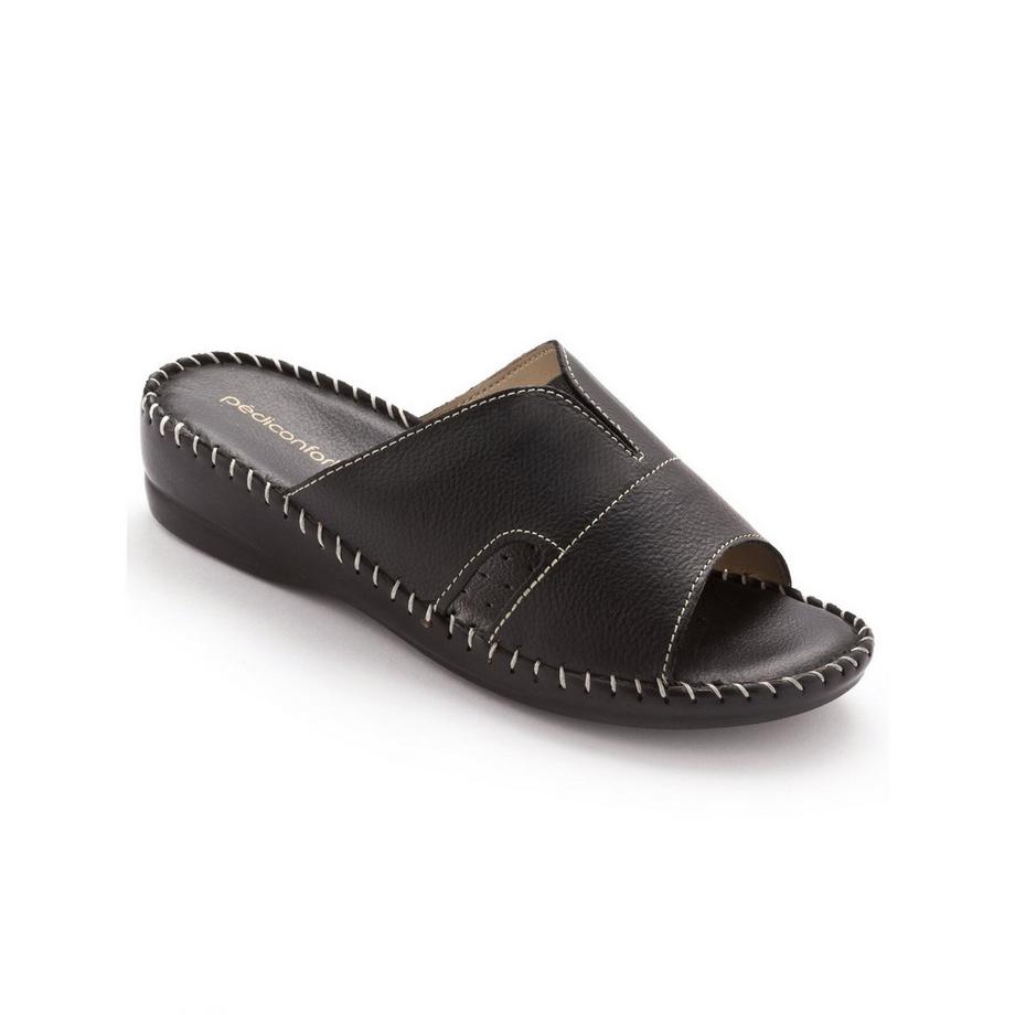 Pédiconfort Leder Pantoletten für Damen  