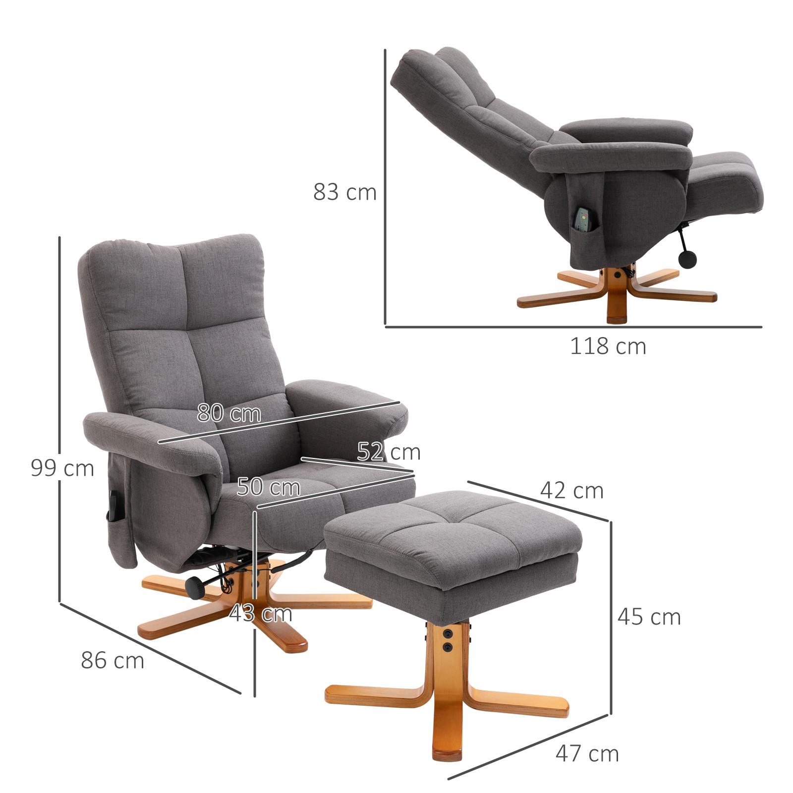 HOMCOM Fauteuil de relaxation  