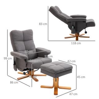 HOMCOM Fauteuil de relaxation  