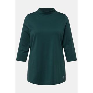 Ulla Popken  Maglia classica con colletto alto e maniche a 3/4 