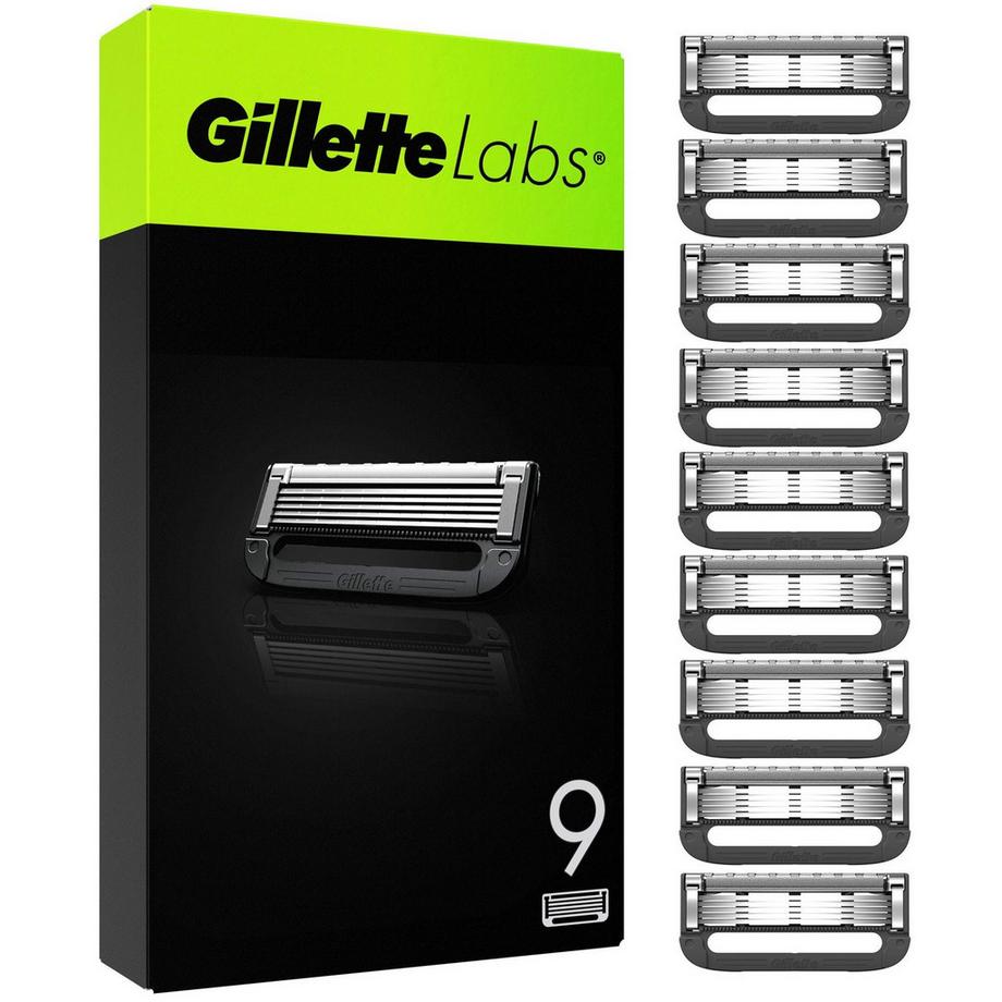 Gillette  Lames de rasoir Labs 9 pièces 