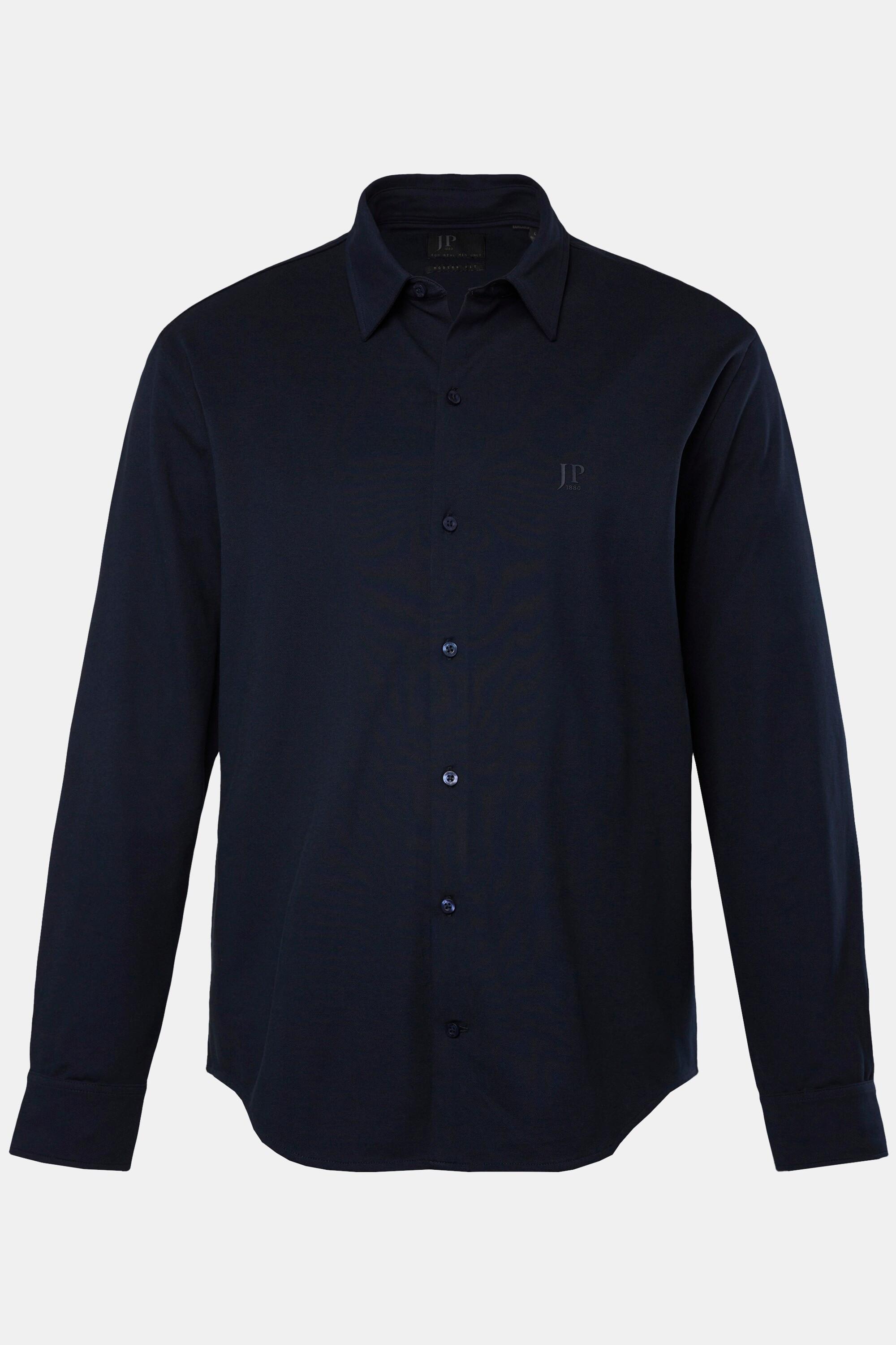 JP1880  Chemise en jersey à manches longues, FLEXNAMIC®, collection Business, col Kent, coupe Modern Fit 