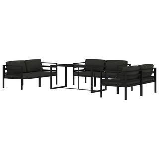 VidaXL Garten-lounge-set aluminium  