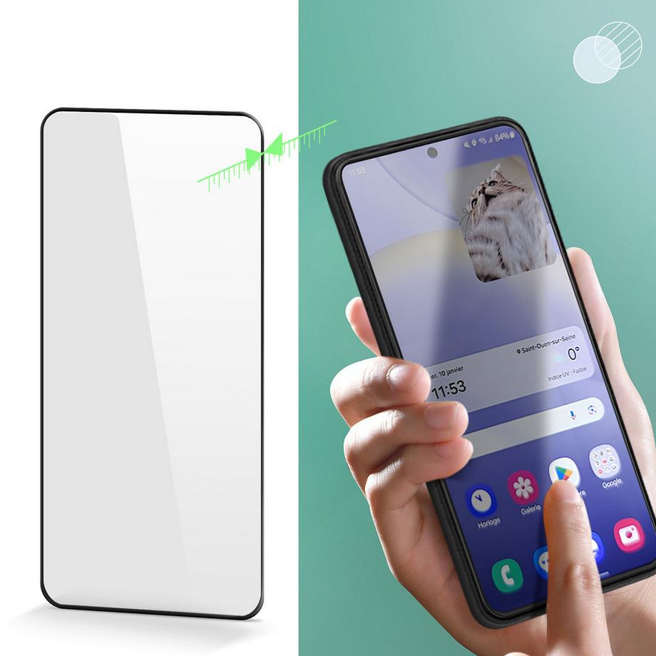 Avizar  Verre Trempé Samsung S24 Biseauté 