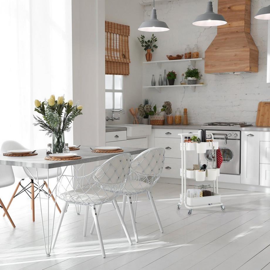 Northio Chariot à 3 étagères  