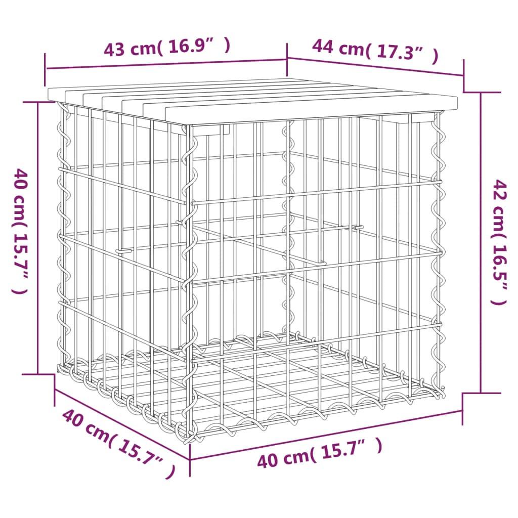 VidaXL Banc de jardin bois de pin  