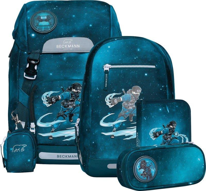 Image of Schulrucksack Classic 6-teiliges Set Jungen Türkisblau ONE SIZE