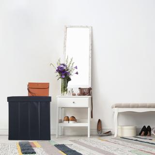 Northix Ottoman ausem Kunstleder  