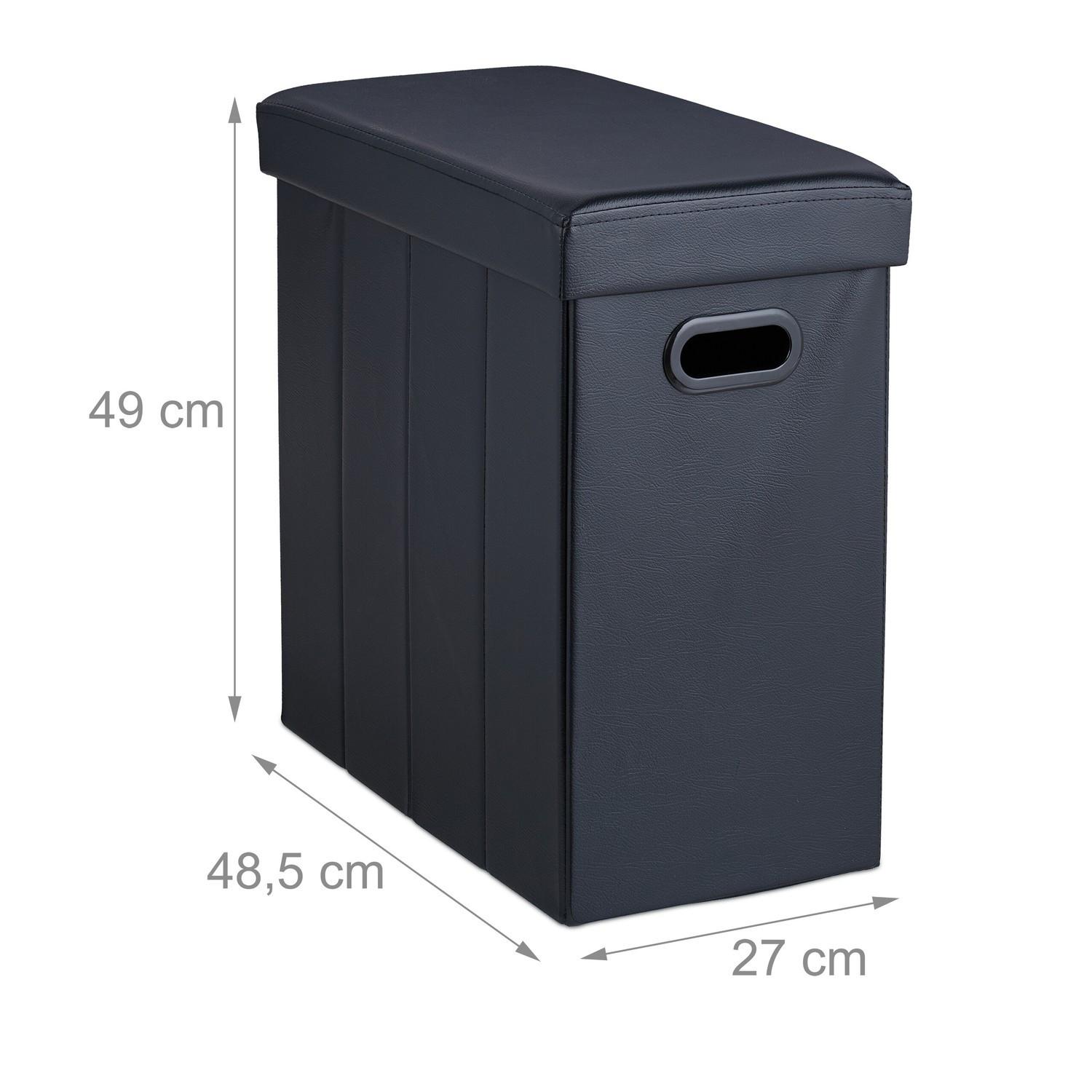 Northix Ottoman ausem Kunstleder  